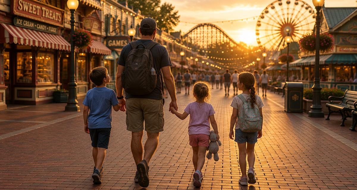 Disney World mistakes that cost families money — dad and kids on Main Street
