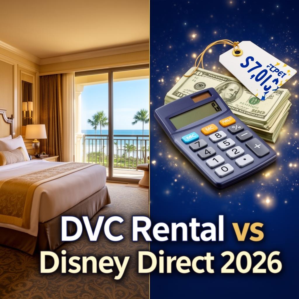 Renting DVC points vs booking Disney direct cost comparison 2026