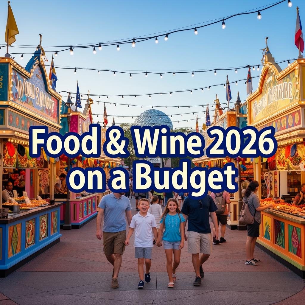 EPCOT Food and Wine Festival 2026 budget family guide